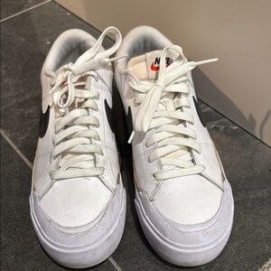 White and Black Men's Sneakers